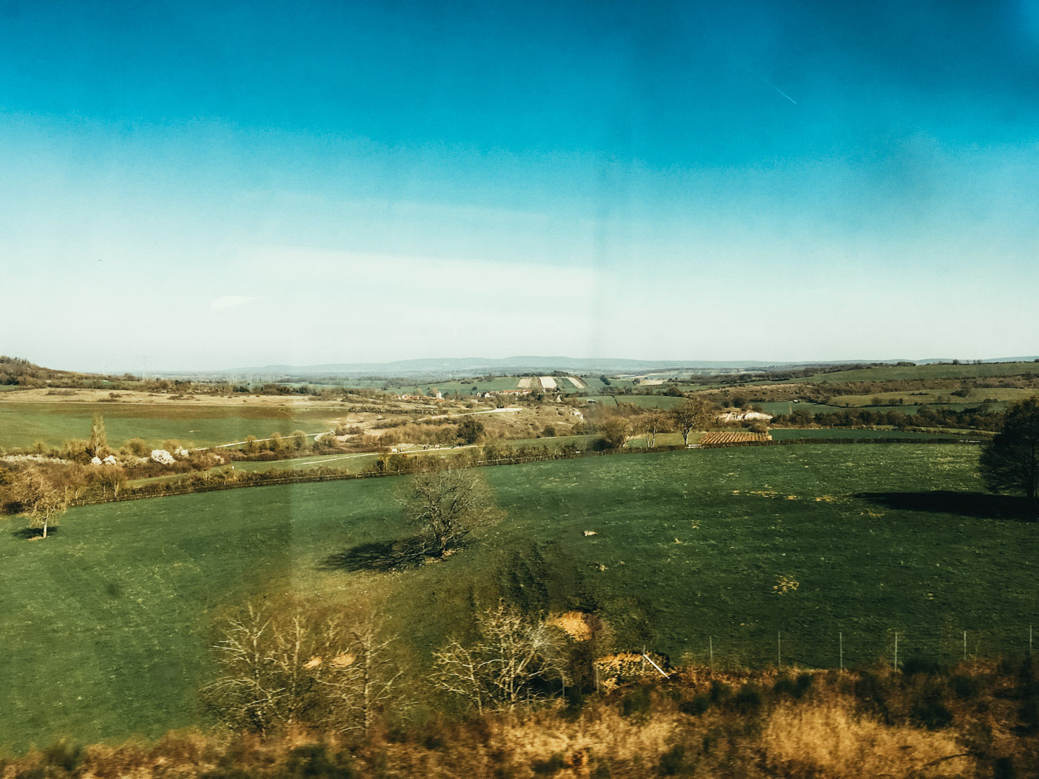 Dans le train pour Lyon